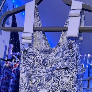 Duluth Heirloom Toile overalls Size Medium 29 Long Length